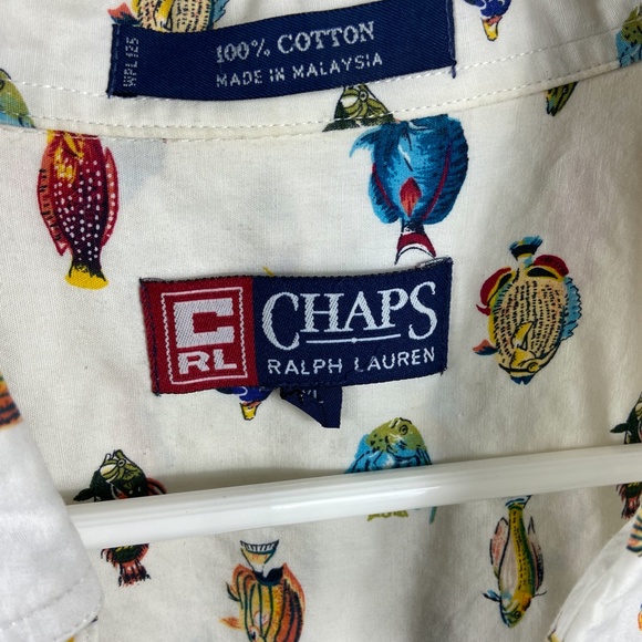 Chaps | Mens Short Sleeve Button-down - Picture 2 of 2